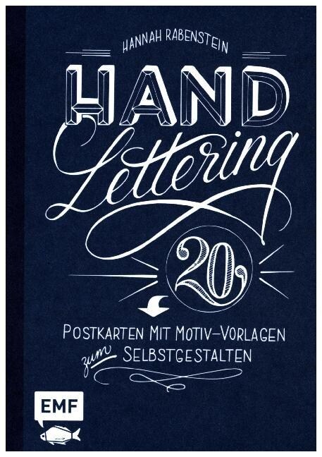 Handlettering: 20 Postkarten mit Motiv-Vorlagen zum Selbstgestalten (Paperback)