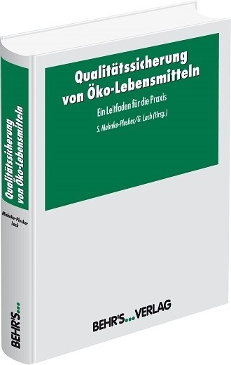 Qualitatssicherung von Oko-Lebensmitteln (Hardcover)