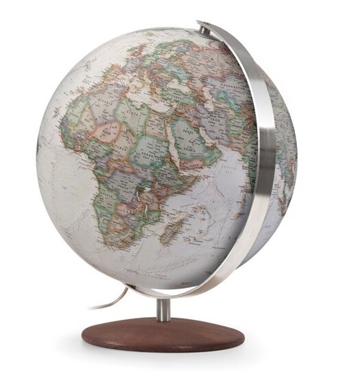 Fusion 3001 Executive Leuchtglobus 30 cm, Antikdesign von National Geographic (Globe)