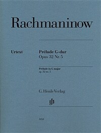 Prelude G-dur op. 32,5, Klavier zu zwei Handen (Sheet Music) - 라흐마니노프 프렐류드 in G Major, Op. 32,5  HN 1153