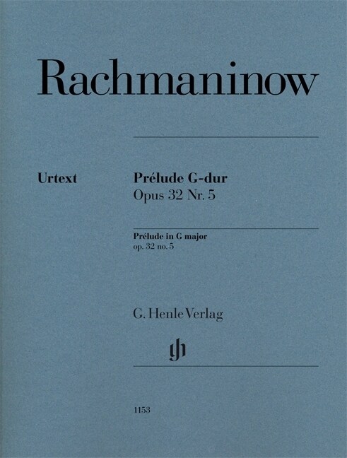Prelude G-dur op. 32,5, Klavier zu zwei Handen (Sheet Music)