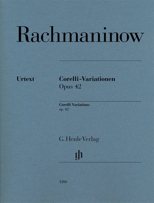 Corelli-Variationen op. 42, fur Klavier (Sheet Music)