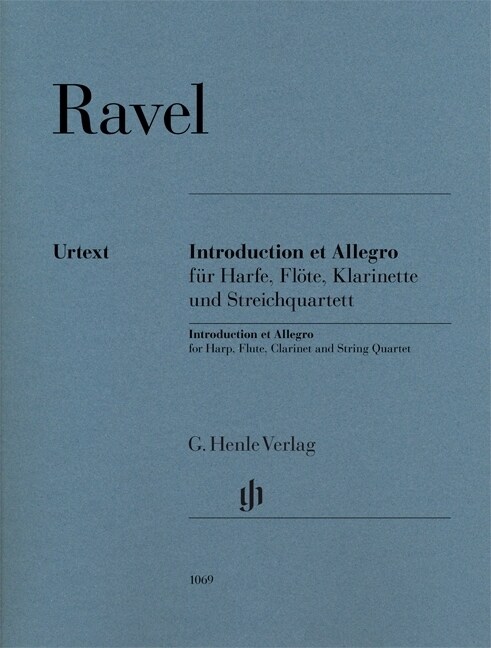 Introduction et Allegro fur Harfe, Flote, Klarinette und Streichquartett (Sheet Music)