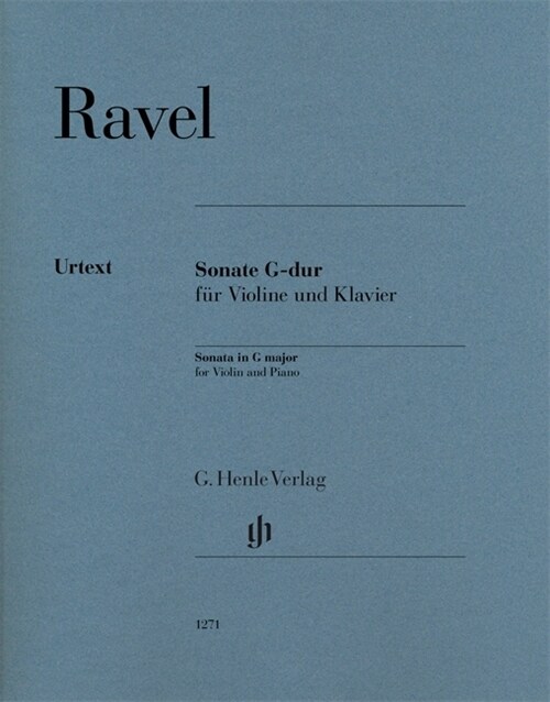 Sonate G-dur, fur Violine und Klavier (Sheet Music)