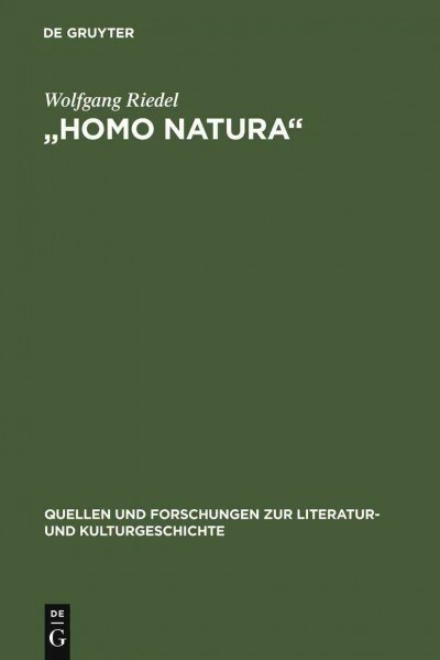 Homo Natura (Hardcover)