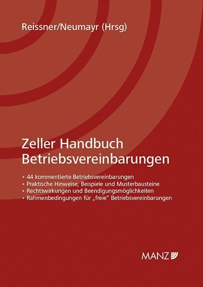 Zeller Handbuch Betriebsvereinbarungen (f. Osterreich) (Hardcover)
