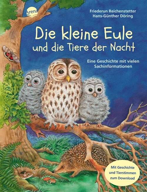 Die kleine Eule und die Tiere der Nacht, m. Audio-CD (Hardcover)