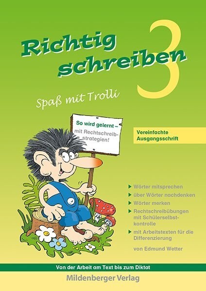 3. Schuljahr, Arbeitsheft Vereinfachte Ausgangsschrift (Pamphlet)