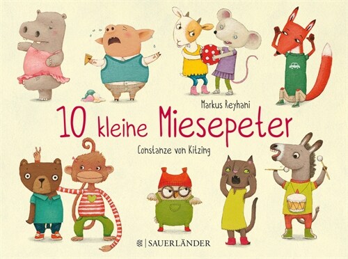 10 kleine Miesepeter (Board Book)