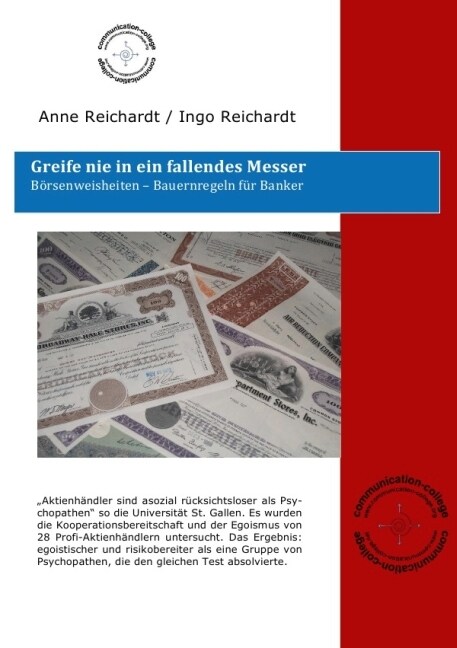 Greife nie in ein fallendes Messer (Paperback)