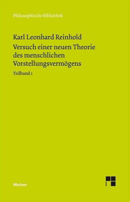 Versuch einer neuen Theorie des Vorstellungsvermogens. Tl.1 (Hardcover)