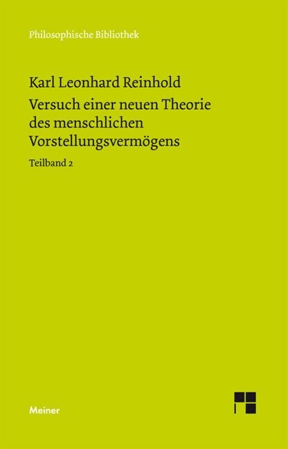 Versuch einer neuen Theorie des menschlichen Vorstellungsvermogens. Tl.2 (Hardcover)