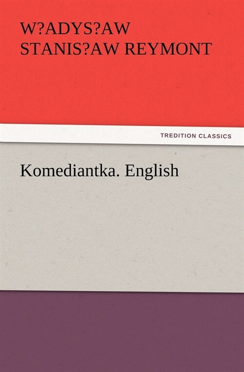 Komediantka. English (Paperback)