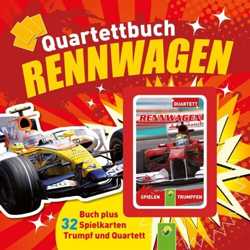 Quartettbuch Rennwagen (Hardcover)