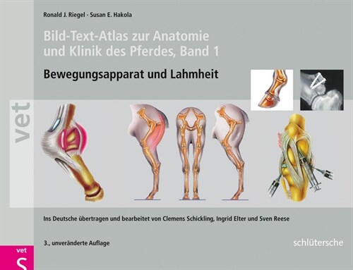 Bild-Text-Atlas zur Anatomie und Klinik des Pferdes. Bd.1 (Hardcover)