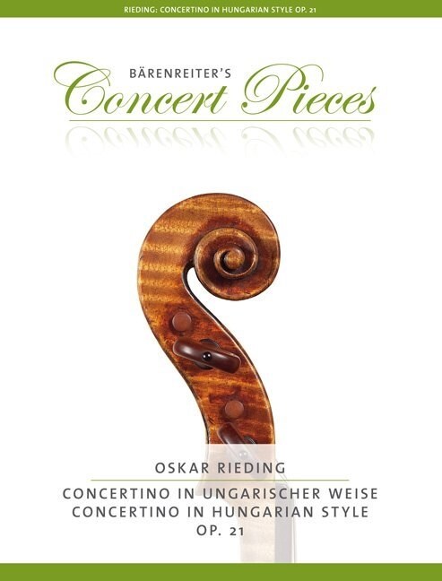 Concertino in ungarischer Weise op.21, Violine und Klavier, Violinenstimme und Klavierpartitur (Sheet Music)