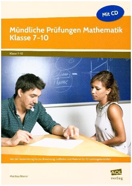 Mundliche Prufungen Mathematik - Klasse 7-10, m. CD-ROM (Paperback)