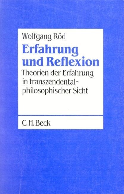 Erfahrung und Reflexion (Paperback)