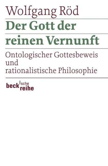 Der Gott der reinen Vernunft (Paperback)