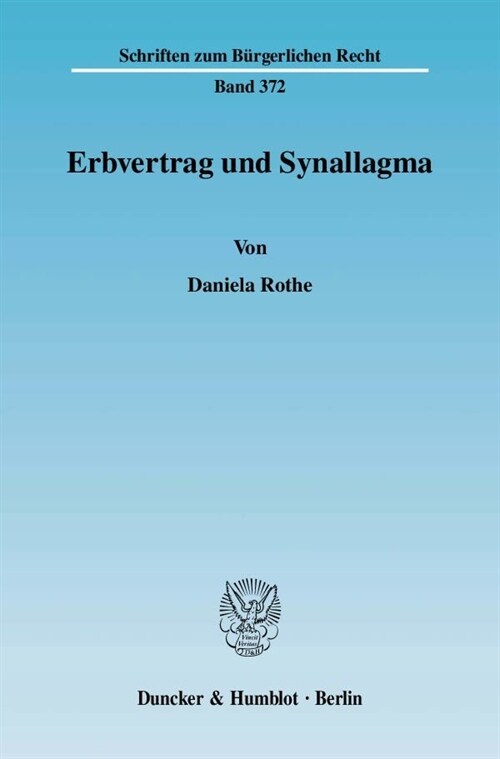 Erbvertrag und Synallagma (Paperback)