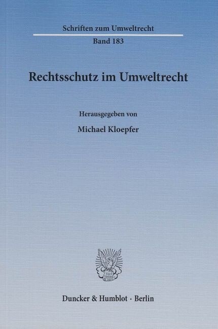 Rechtsschutz im Umweltrecht (Paperback)