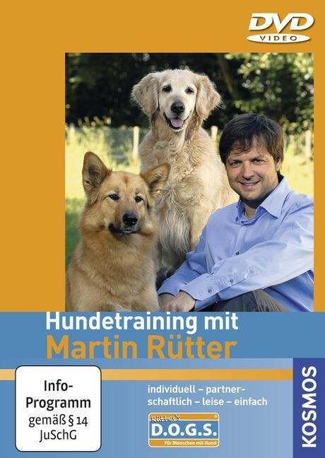 Hundetraining mit Martin Rutter. Tl.1, 1 DVD (DVD Video)