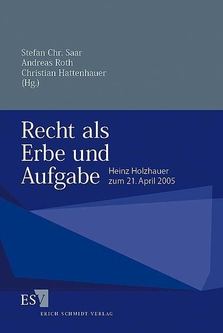 Recht als Erbe und Aufgabe (Hardcover)