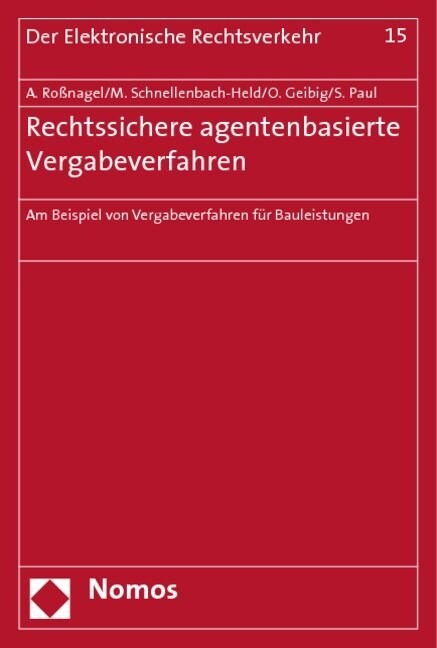 Rechtssichere agentenbasierte Vergabeverfahren (Paperback)