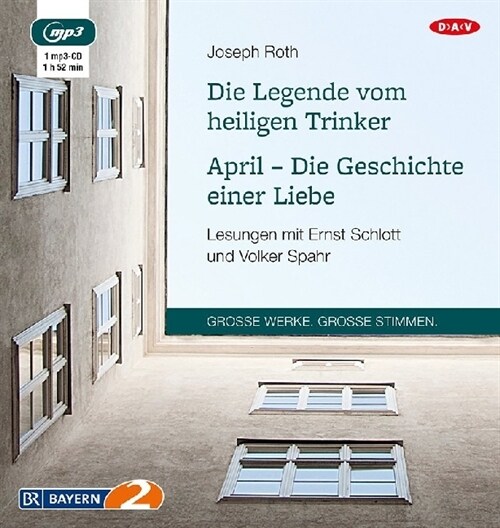 Die Legende vom heiligen Trinker / April - Die Geschichte einer Liebe, 1 MP3-CD (CD-Audio)