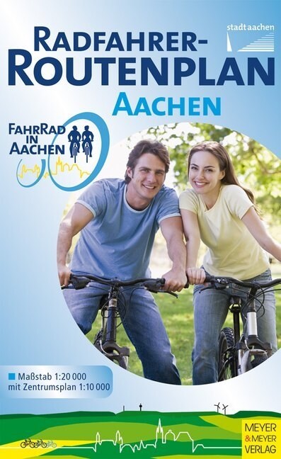 Radfahrer-Routenplan Aachen (Sheet Map)