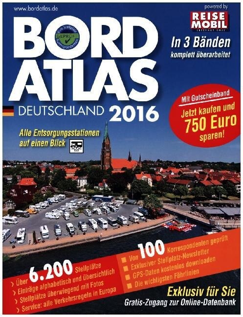 Reisemobil International, Bordatlas 2016, 3 Bde. (Paperback)