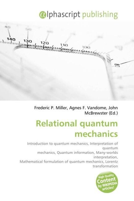 Relational quantum mechanics (Paperback)