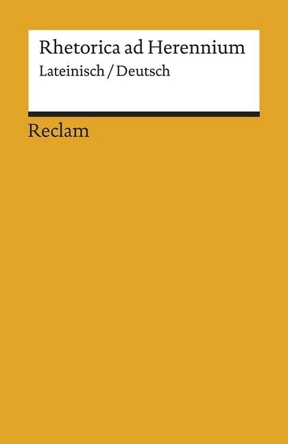 Rhetorica ad Herennium (Paperback)