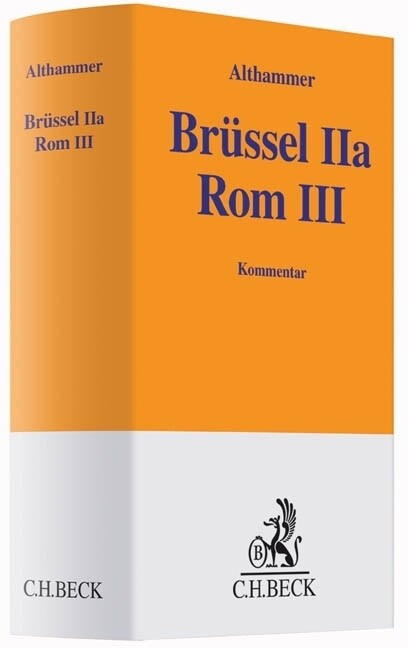 Rom III, Brussel IIa, Kommentar (Hardcover)