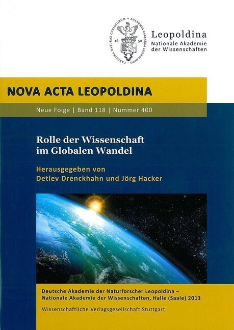 Rolle der Wissenschaft im Globalen Wandel (Hardcover)