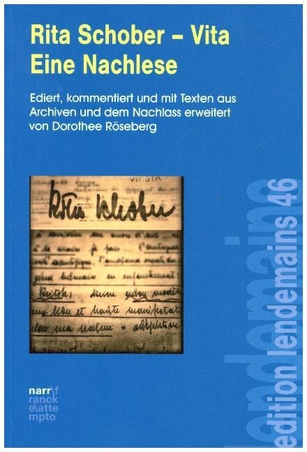 Rita Schober - Vita. Eine Nachlese (Paperback)