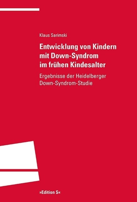 Entwicklung von Kindern mit Down-Syndrom im fruhen Kindesalter (Paperback)