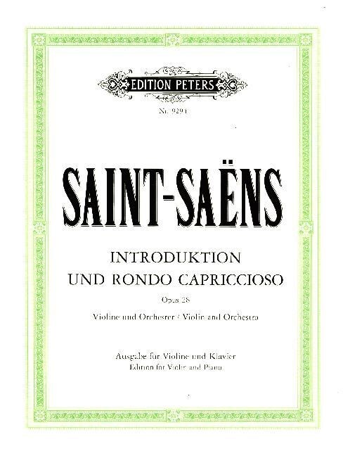 Introduction and Rondo capriccioso Op. 28 (Edition for Violin and Piano) (Sheet Music)