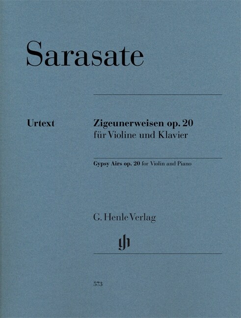 Zigeunerweisen op. 20 fur Violine und Klavier (Sheet Music)