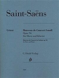 Morceau de concert f-Moll Opus 94 für Horn und Klavier= Morceau de concert in f minor op. 94 : for horn and piano