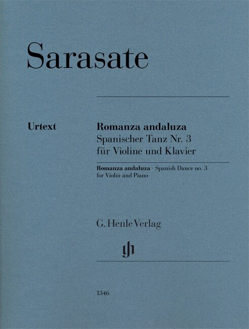 Romanza andaluza - Spanischer Tanz Nr. 3 fur Violine und Klavier, Violine und Klavier, Partitur + bezeichnete und unbezeichnete Streicherstimme (Sheet Music)