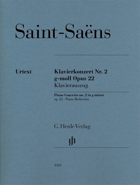 Klavierkonzert Nr. 2 g-moll op. 22, 2 Klaviere zu vier Handen, Klavierauszug (Sheet Music)