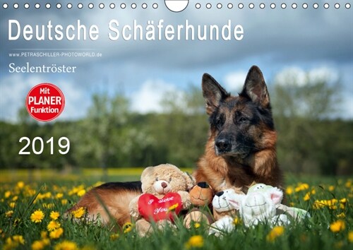 Deutsche Schaferhunde Seelentroster (Wandkalender 2019 DIN A4 quer) (Calendar)