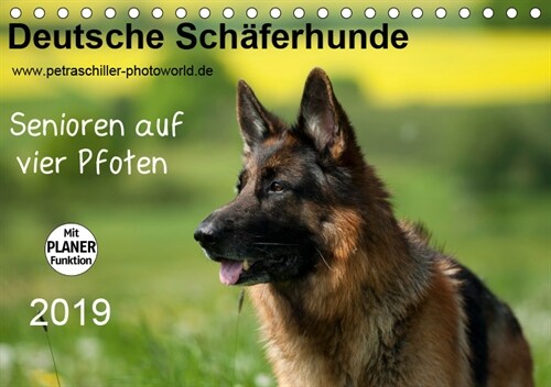 Deutsche Schaferhunde - Senioren auf vier Pfoten (Tischkalender 2019 DIN A5 quer) (Calendar)