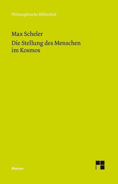 Die Stellung des Menschen im Kosmos (Hardcover)