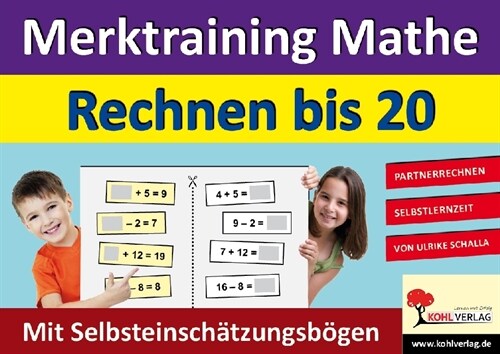 Merktraining Mathe - Rechnen bis 20 (Paperback)