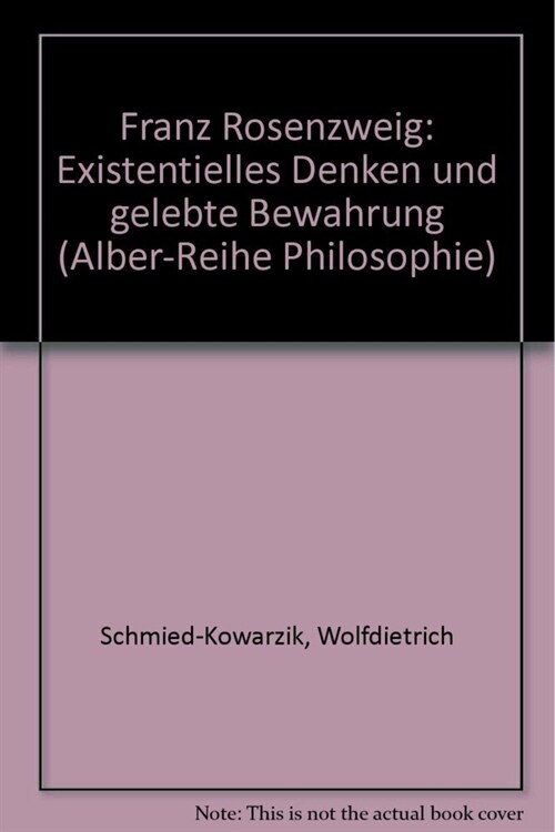 Franz Rosenzweig (Hardcover)
