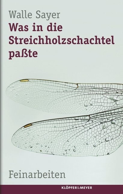 Was in die Streichholzschachtel passte (Hardcover)