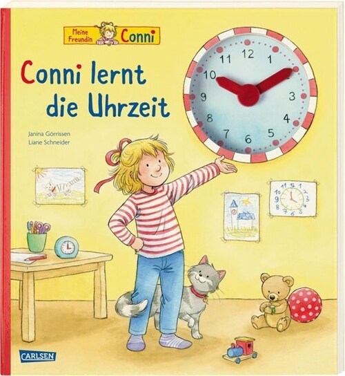 Conni lernt die Uhrzeit (Board Book)