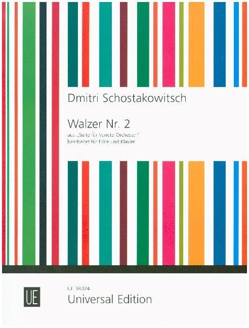 Walzer Nr. 2 aus Suite fur Variete-Orchester, bearbeitet fur Flote und Klavier (Sheet Music)